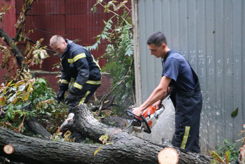 Рятувальники продовжують ліквідовувати наслідки негоди в Києві
